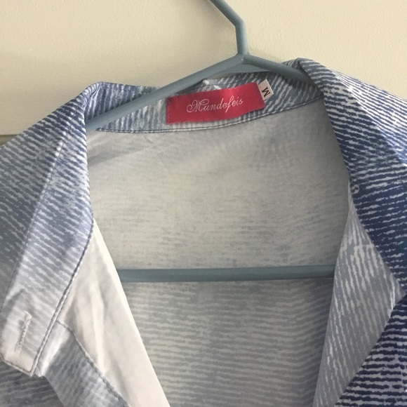 Blue and White Dress - Picture 2 of 9